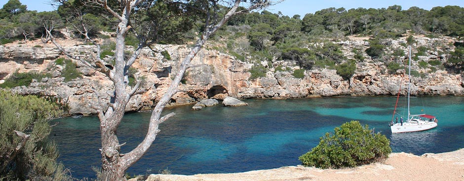 Bucht in Mallorca, Spanien